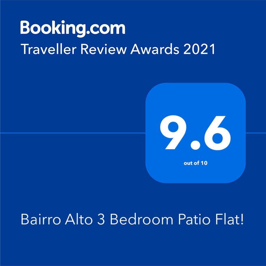 Bairro Alto 3 Bedroom Patio Flat! Lisboa Ngoại thất bức ảnh
